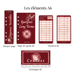🔴 Collection Affaires d'Argent rouge sans fleur