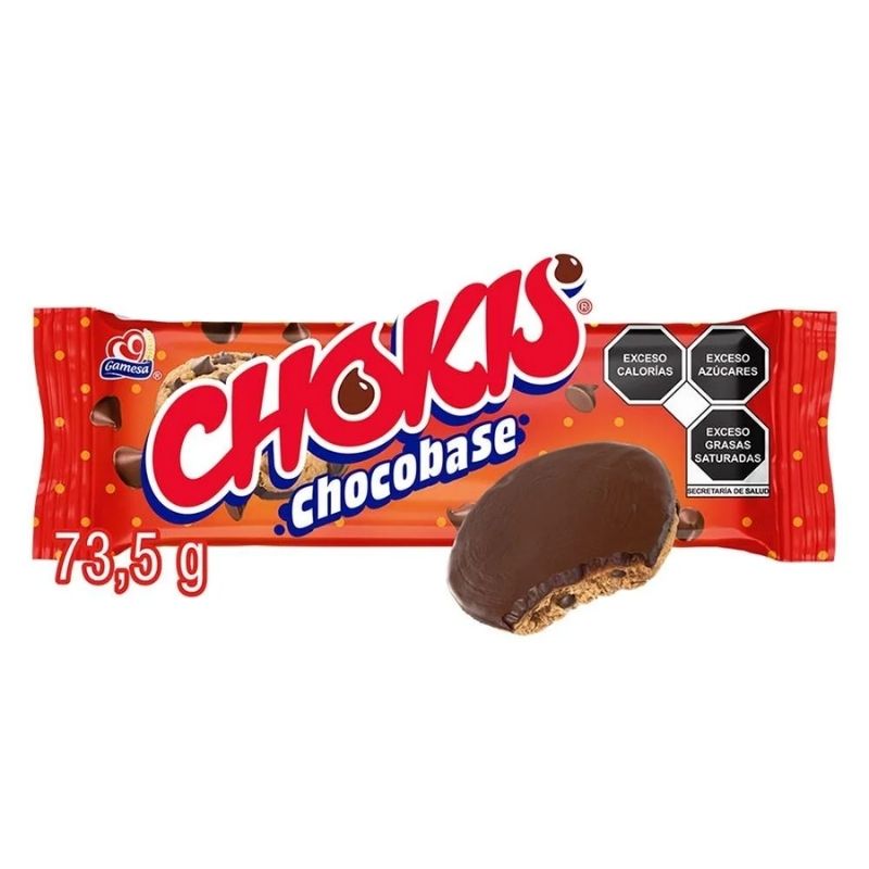 Galletas Chokis Chocobase Gamesa 73.5g