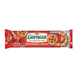 Galletas Florentinas Gamesa Sabor Fresa 110g
