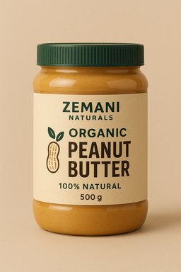 Zemani Naturals Organic Peanut Butter – 500g