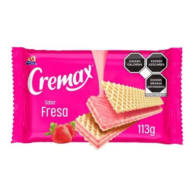 Galletas Cremax Gamesa Sabor Fresa 113g