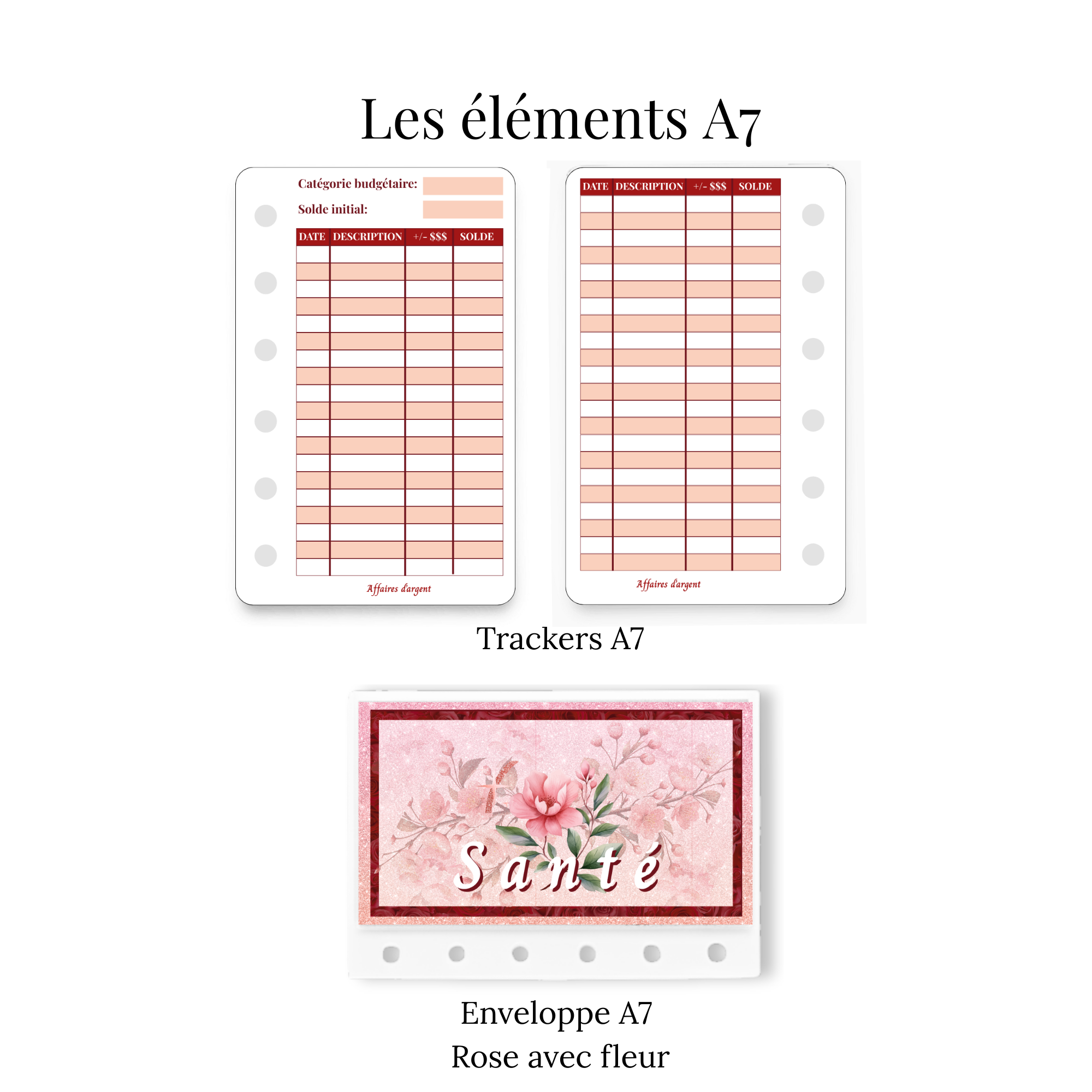 💐 Collection Affaires d'Argent rose_3