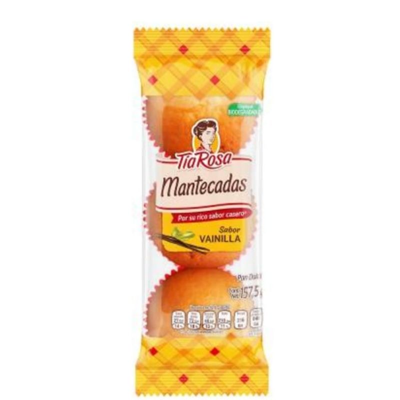 Mantecadas Tía Rosa Sabor Vainilla 157.5g