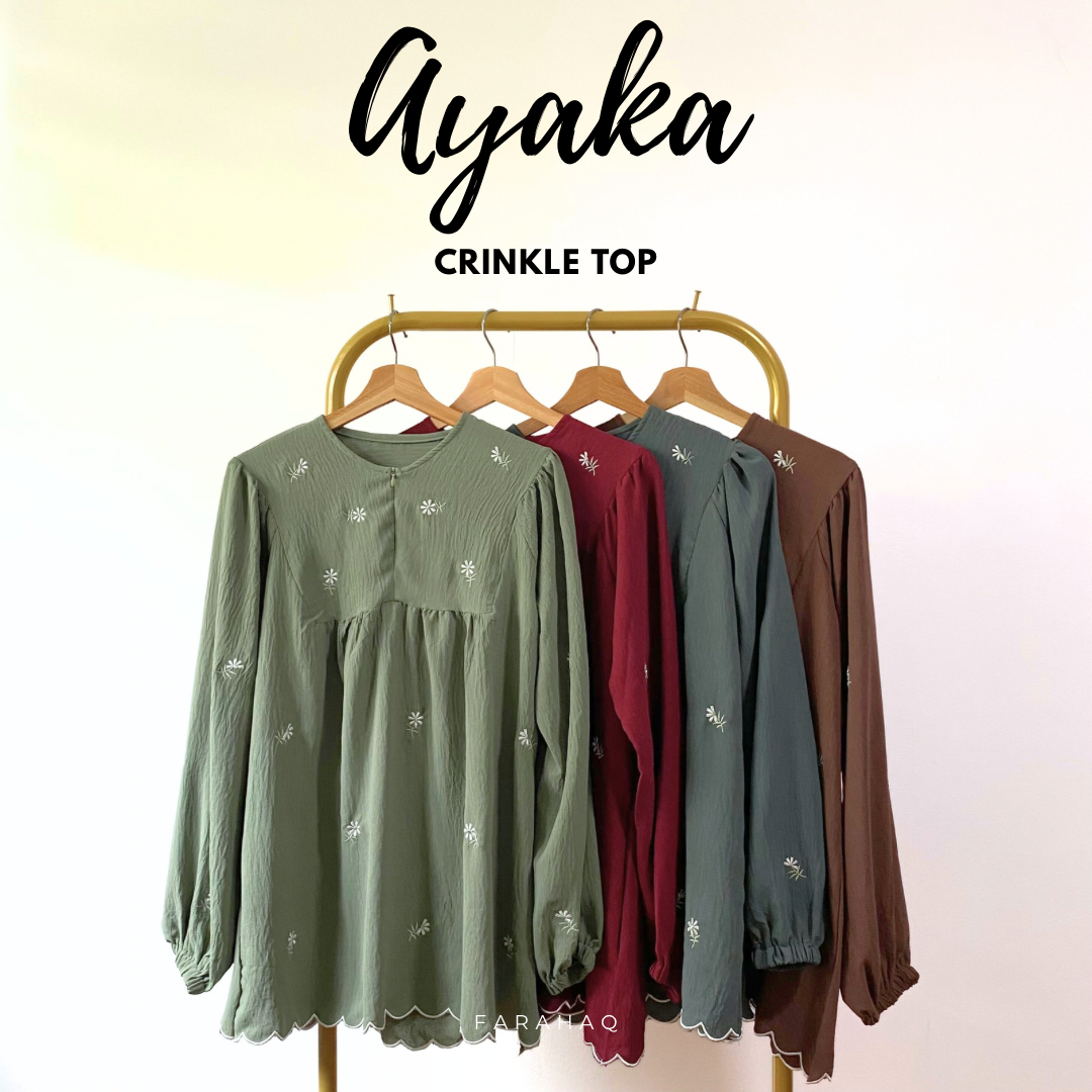 Ayaka Crinkle Top