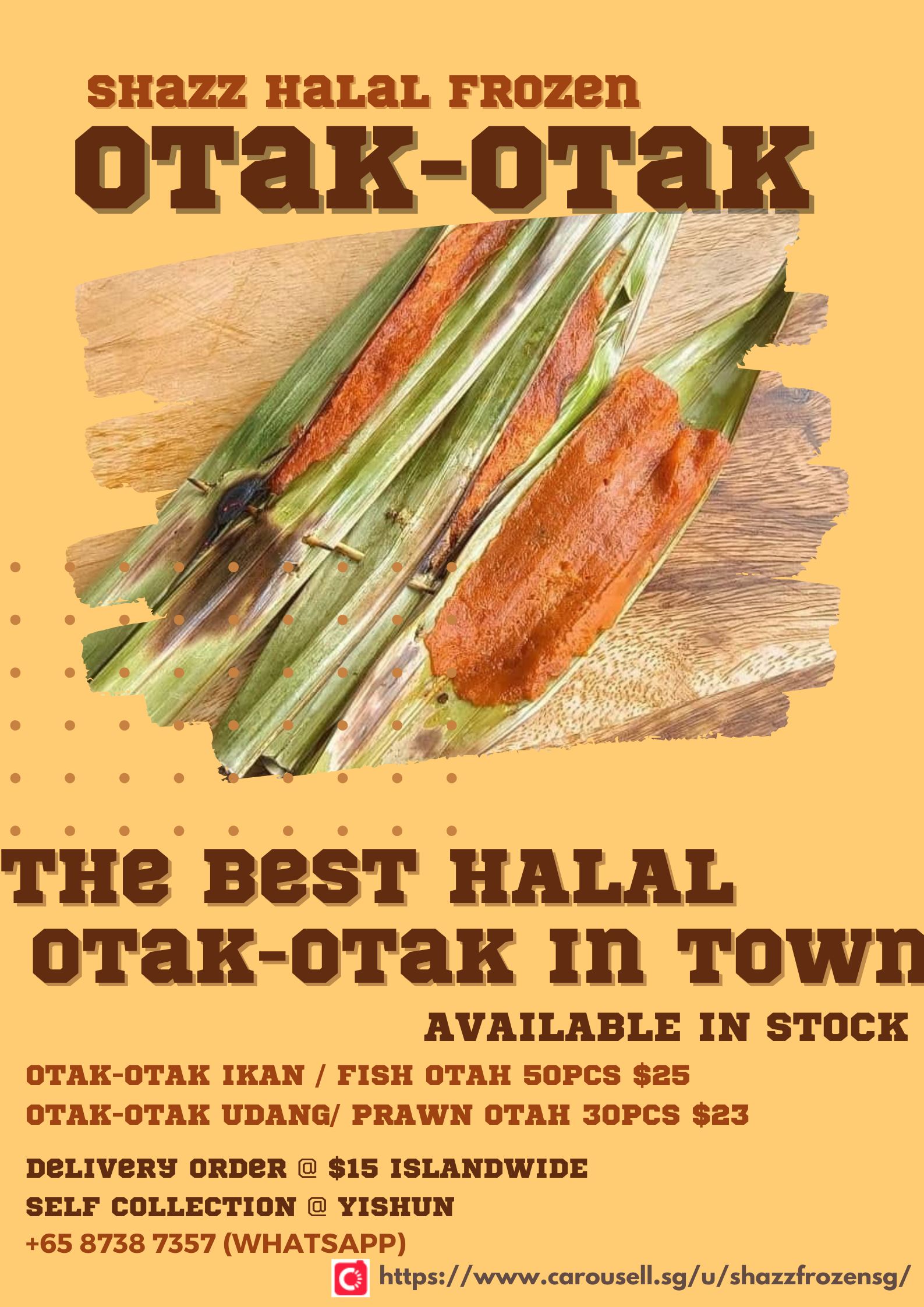 Fish Otah / Otak-Otak Ikan (50pcs)_0