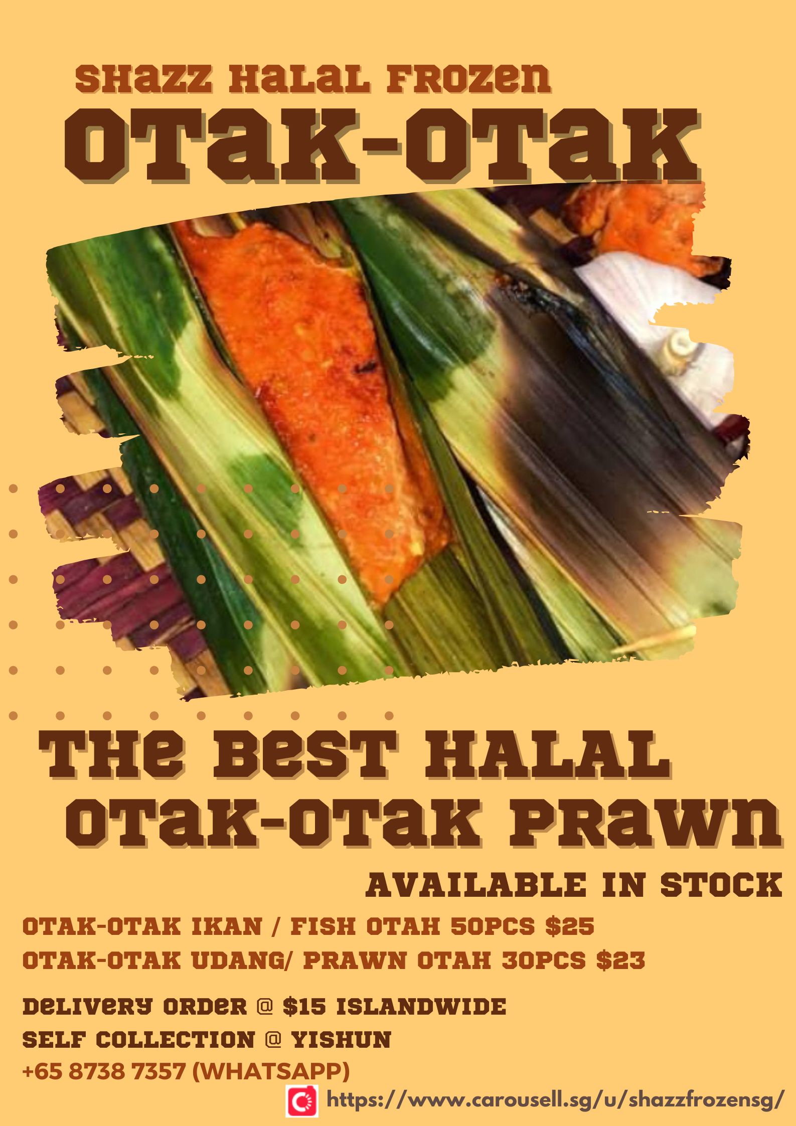 Prawn Otah / Otak-Otak Udang (30pcs)_0