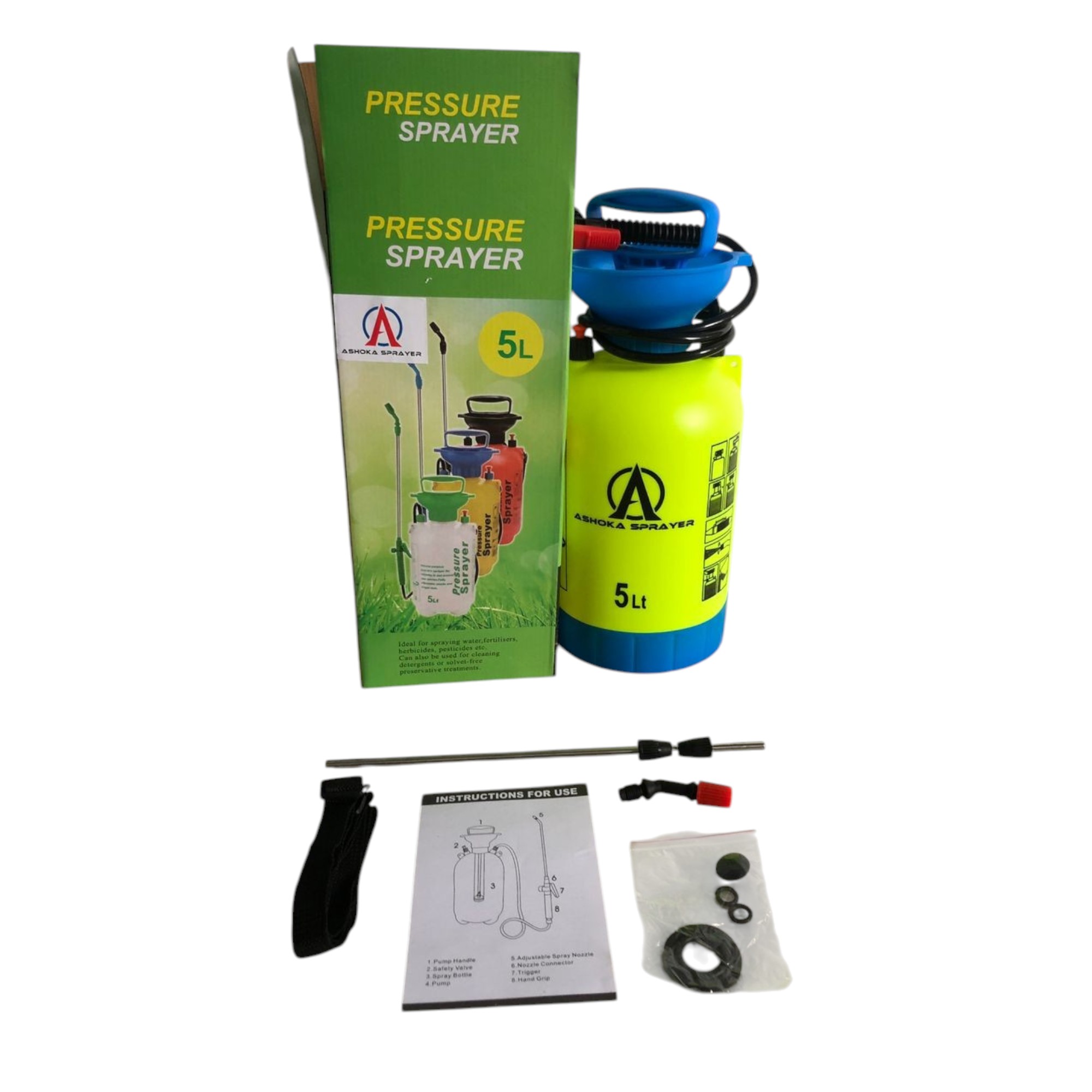 5 Liter Garden Pressure Pump Sprayers for Home Garden and Farm_2