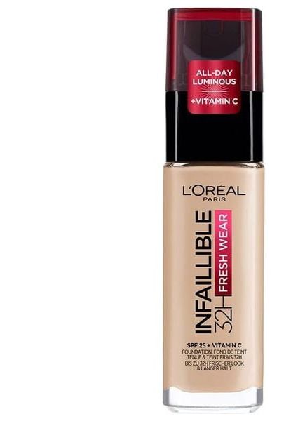 L’OREAL INFAILLIBLE 32H FRESH WEAR FOUNDATION 30 | لوريال كريم أساس ضد الماء لمدة 32 ساعة درجة 30_0