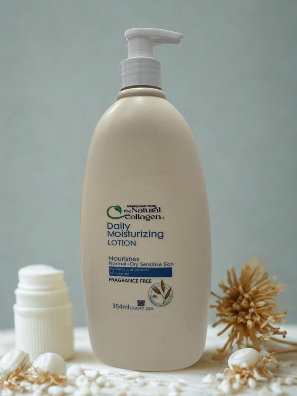 The natural collagen daily moisturizing lotion Blueذا ناتشرال لوشن الترطيب اليومي الازرق