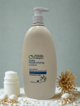 The natural collagen daily moisturizing lotion  Blueذا ناتشرال لوشن الترطيب اليومي الازرق