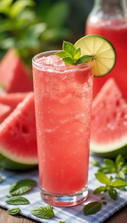 Minty Watermelon Splash