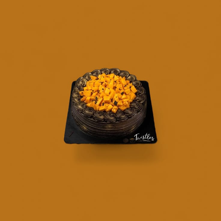 Mango And Nutella Truffle Cake_0