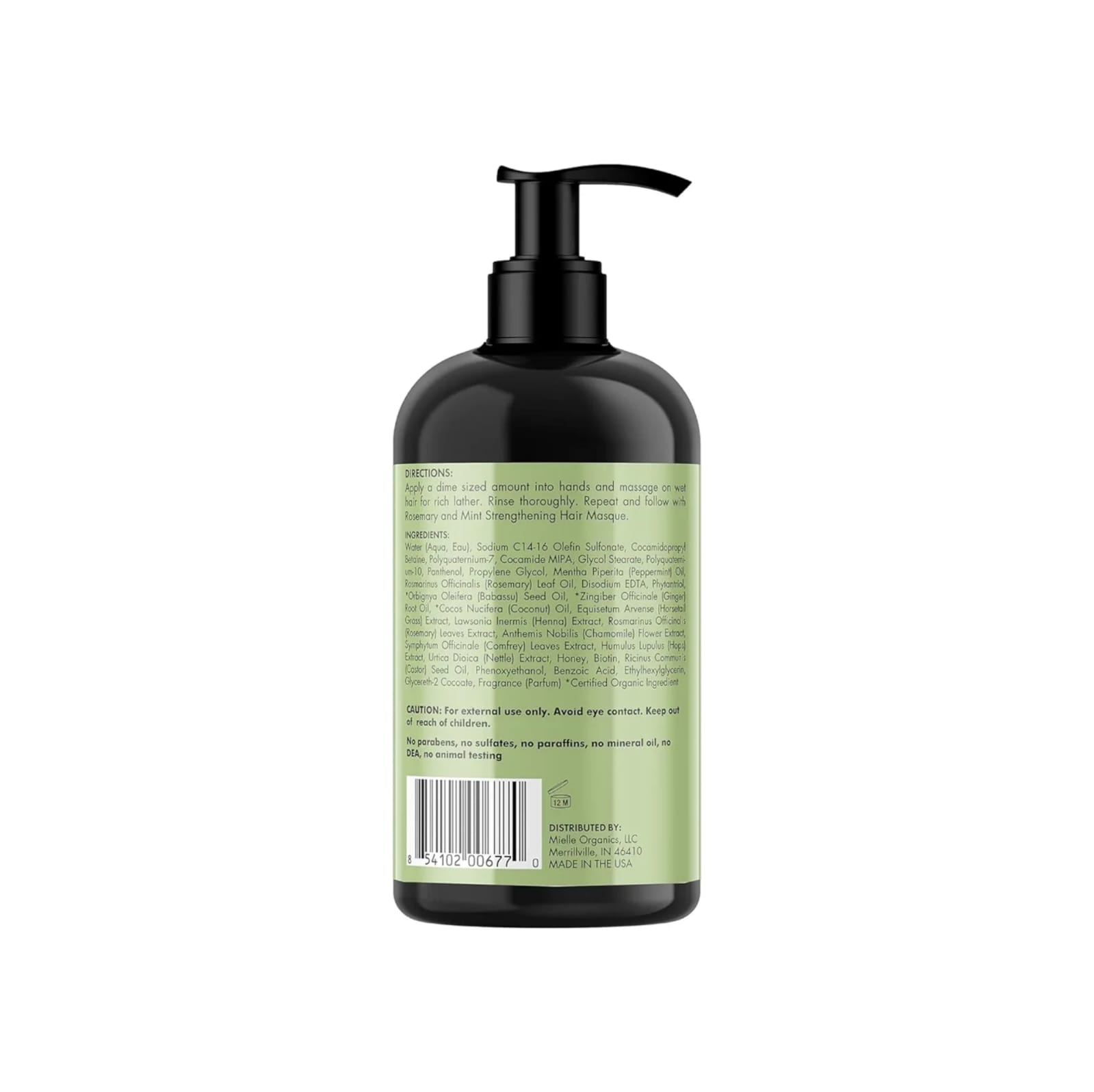 Mielle Organics - Rosemary Mint Hair Strengthening Biotin Shampoo_1