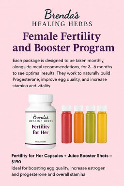 Fertility For Her & Fertility Booster Shots 