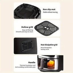 Miratec 10L Intelligent Extra Large Capacity Digital AirFryer- 100% Copper