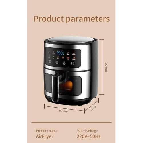 Miratec 10L Intelligent Extra Large Capacity Digital AirFryer- 100% Copper_2