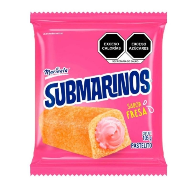 Submarinos Marinela Sabor Fresa 105g_0