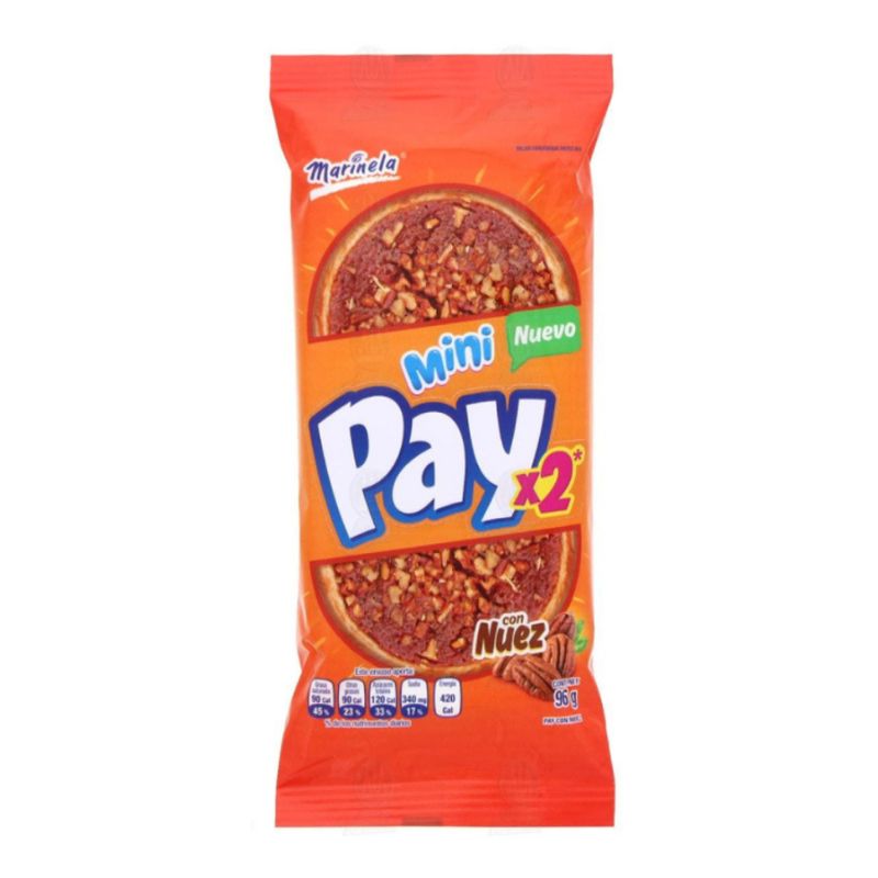 Mini Pay Marinela con Nuez 96g