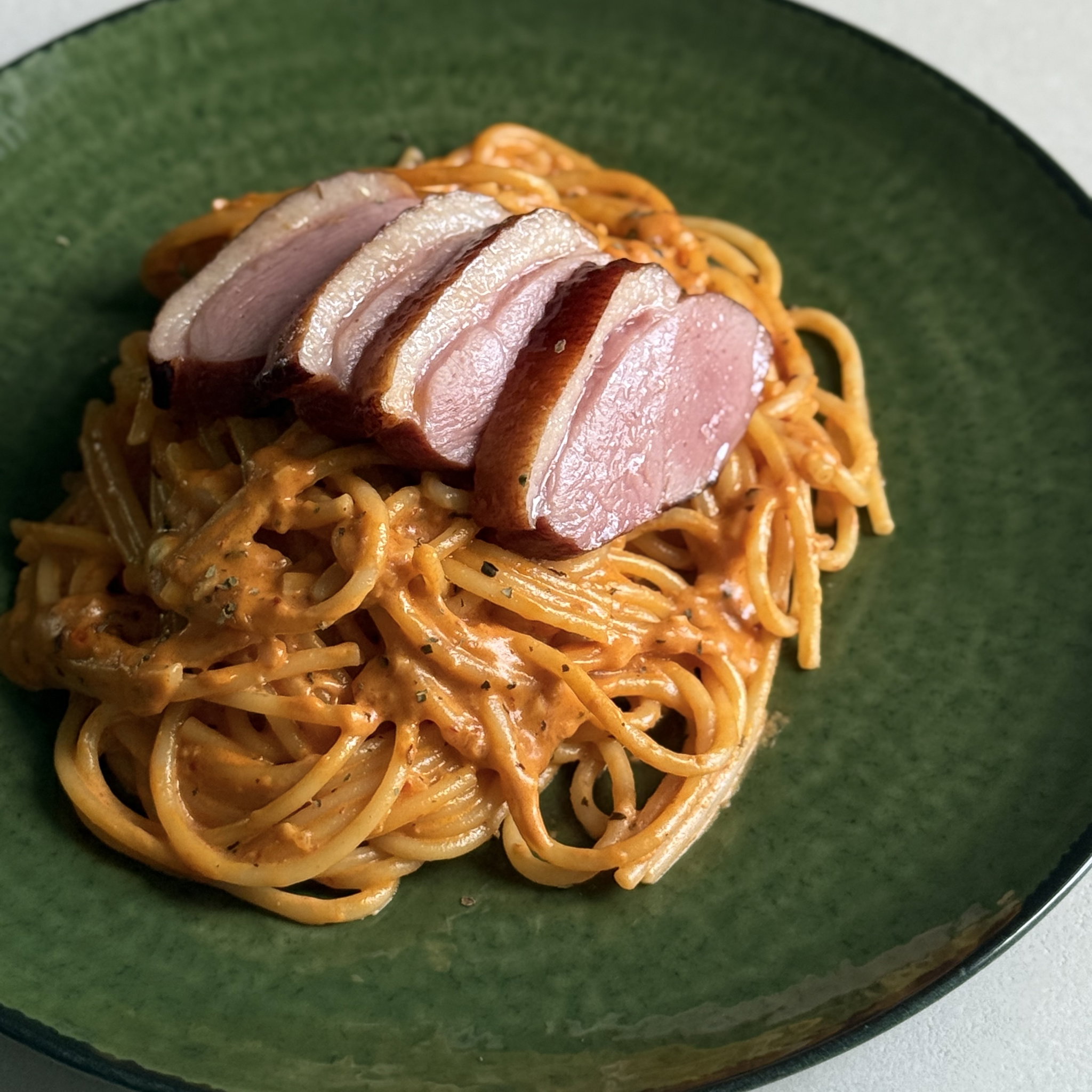 Smoked Duck Rose Pasta _1