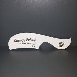 Personalizirani češalj ćelave
