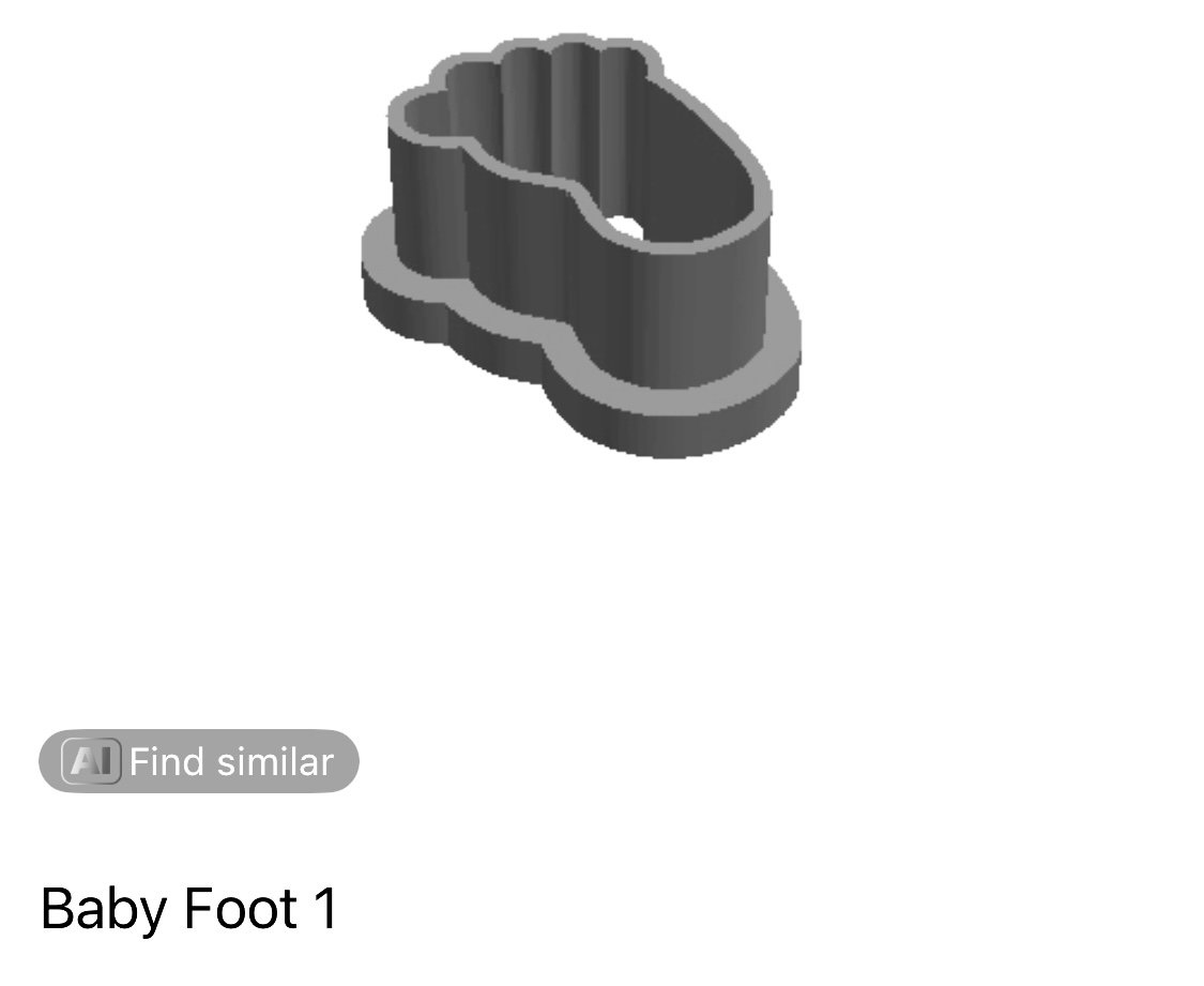 Baby Foot 1 Cookie Cutter                  _0
