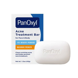 PanOxyl Acne Treatment Bar with 10% Benzoyl Peroxide, Maximum Strength Acne Bar   