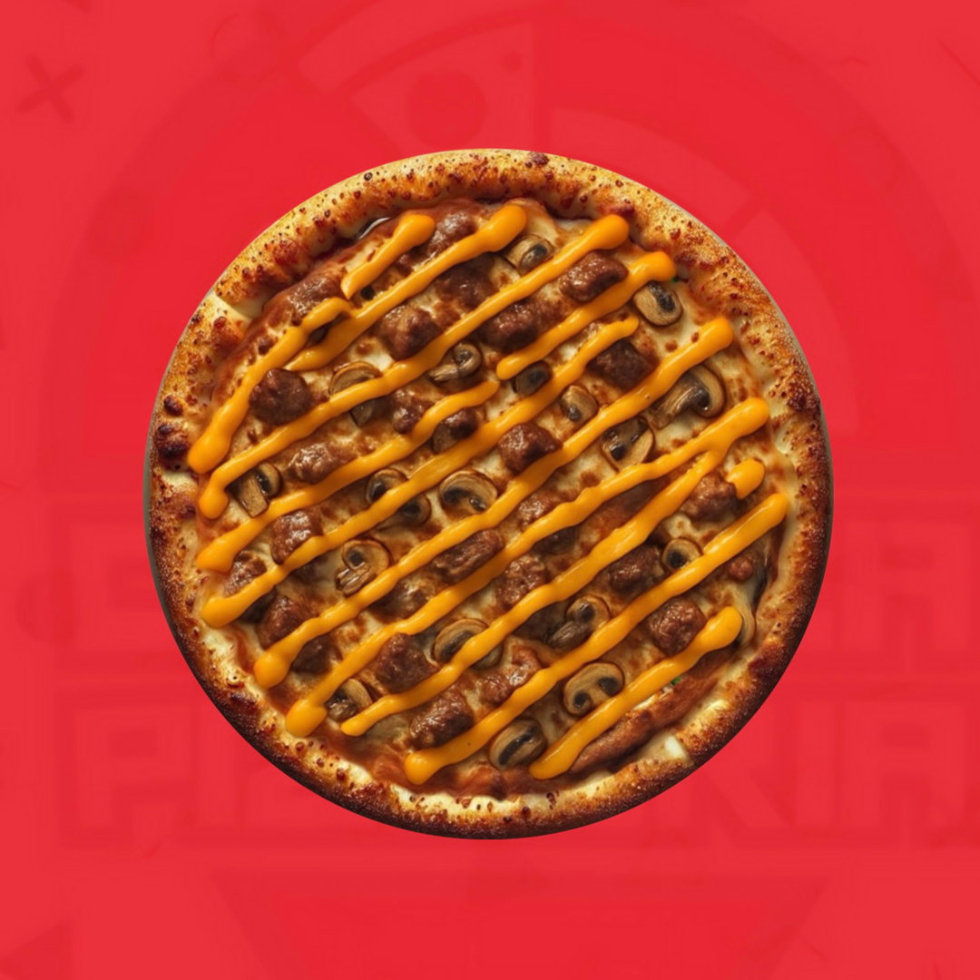 Omani beef pizza