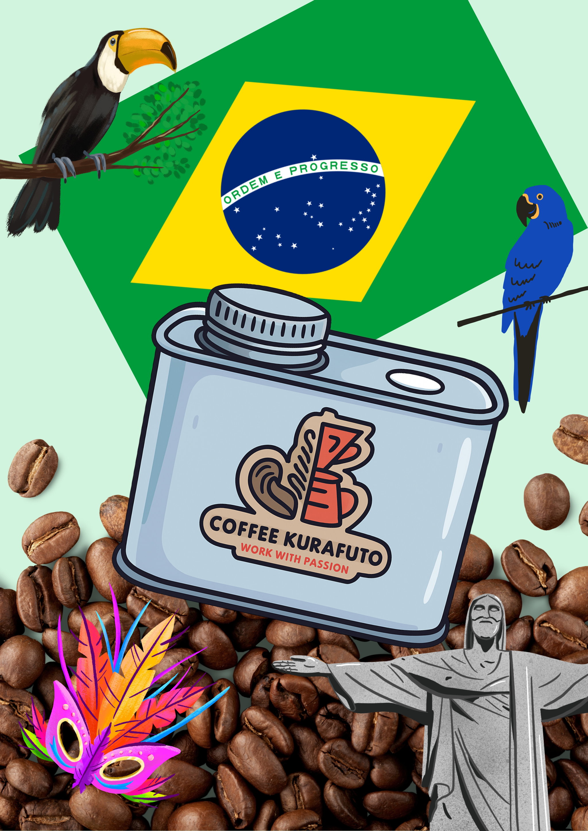 Brazil Coffee Beans (Pre-order)_0