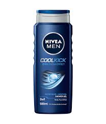 Nivea men cool kick 3in1 shower gel 500ml
