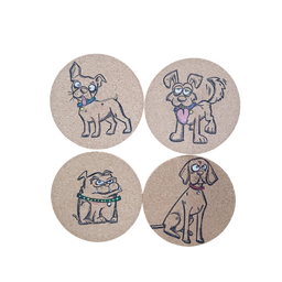 Dog Coasters – Rescue Boutique / Posavasos de Perros – Rescue Boutique