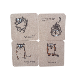 Cat Coasters – Rescue Boutique / Posavasos de Gatos – Rescue Boutique
