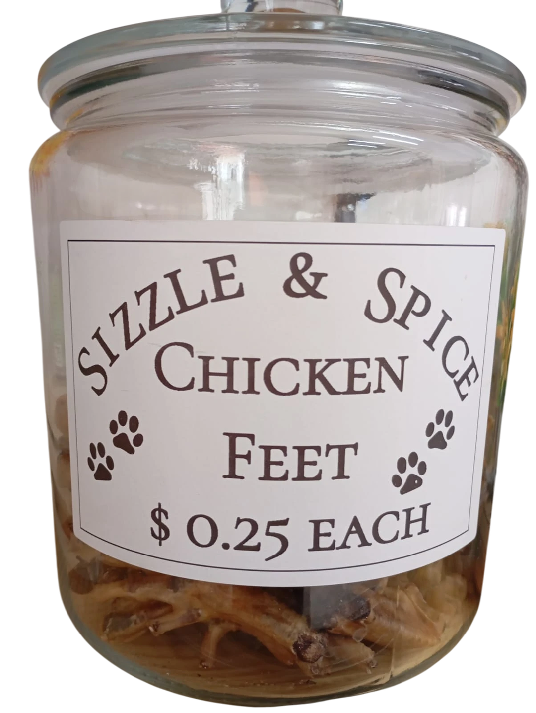 Dehydrated Chicken Feet / Pies de Pollo Deshidratados