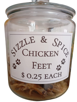Dehydrated Chicken Feet / Pies de Pollo Deshidratados
