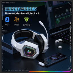 Headset Gaming RGB | PS5 - PS4 -PC |  BT + 2.4GHz 