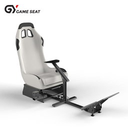 Cockpit simulador de corrida para todos os volantes Logitech G923|G29|G920|FlashFire F111|Megacom|Thrustmaster|Fanatec|PlayStation 5/4|Xbox Series S/X|PC com suporte para câmbio, branco