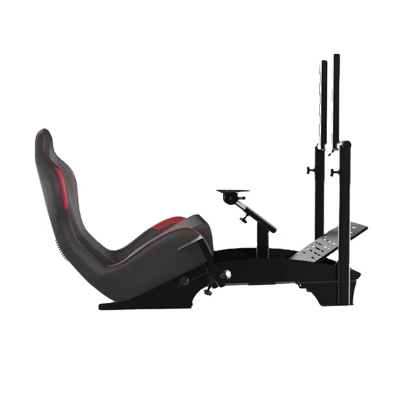 Cockpit simulador de corrida para todos os volantes Logitech G923|G29|G920|FlashFire F111|Megacom|Thrustmaster|Fanatec|PlayStation 5/4|Xbox Series S/X|PC com suporte para câmbio, branco_2