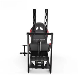 Cockpit simulador de corrida para todos os volantes Logitech G923|G29|G920|FlashFire F111|Megacom|Thrustmaster|Fanatec|PlayStation 5/4|Xbox Series S/X|PC com suporte para câmbio, branco