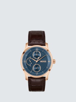 1514273 Men's Principle Master Leather Strap Watch