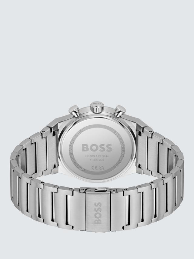 BOSS 1514250 Men's Candor Chronograph Date Bracelet Strap Watch, Blue_3