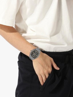 BOSS 1514153 Men's Skytraveller Chronograph Date Bracelet Strap Watch, Grey