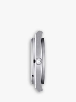 Men's PRX Date Bracelet Strap Watch, Silver/Black T1374101105100