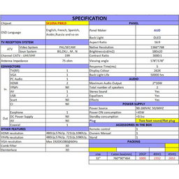 Mi+ (MiJ) 32'' Inches Frameless HD LED TV-Black + 12 months WARRANTY (MIJ-3220)