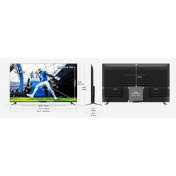 TCL 65" Inches QLED Google Smart TV - Black + 15 months  Warranty 65P7K