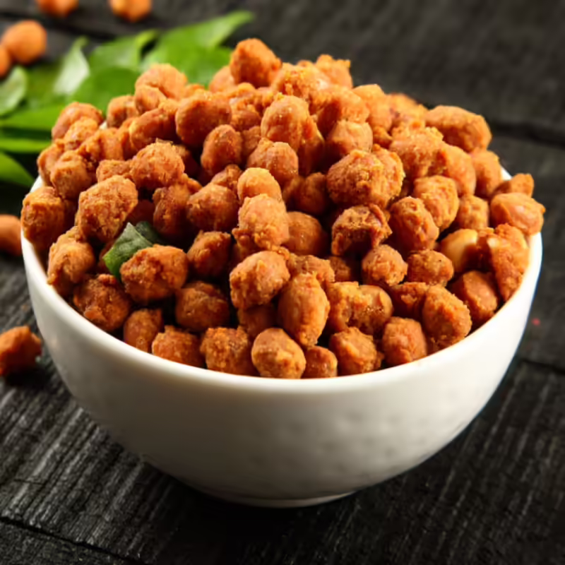 Coated groundnut flour chips