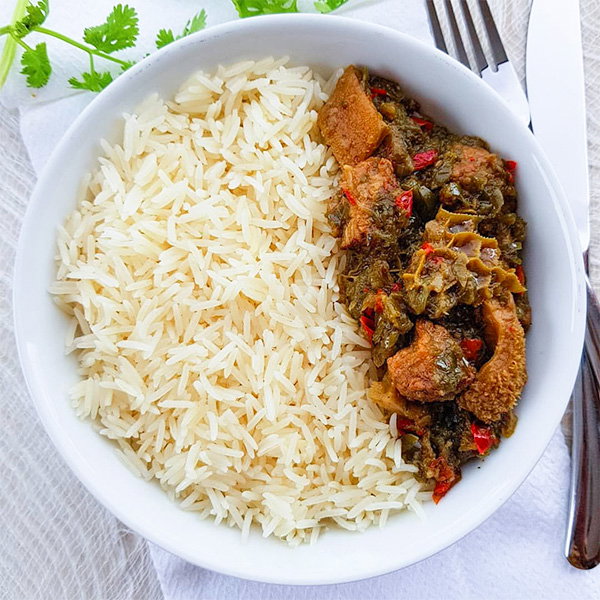 White Rice & Stew