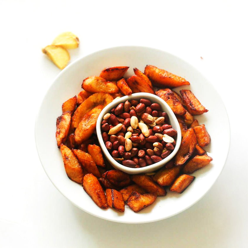 Kelewele and groundnut