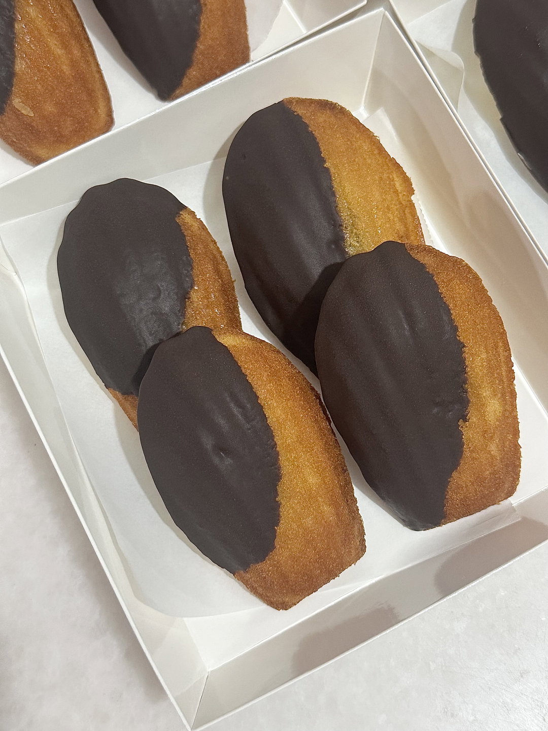 Choco Ovo Madeleines box of 4
