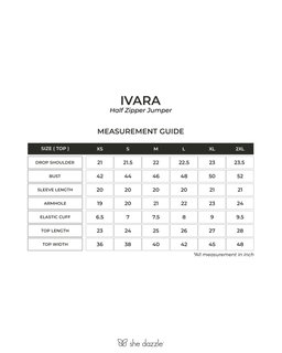 (Pre-order) She Dazzle Ivara Half Zip Jumper - Sweet Jasmine