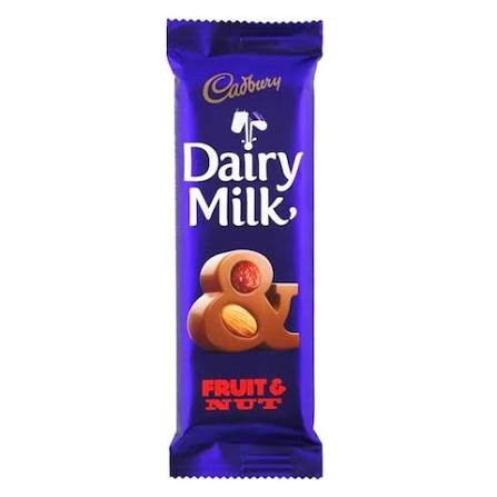 Cadbury dairy milk fruit & nut 80g