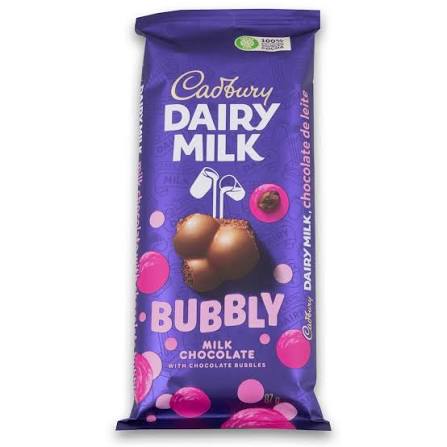 Cadbury dairy milk bubbly 87g_0